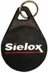 Sielox key fob with engraved number for copying
